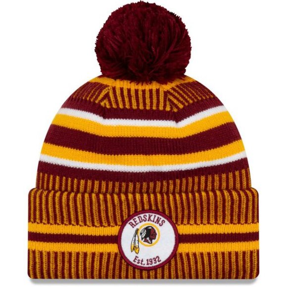 Washington Redskins Sideline Sport Knit Pom Cap - Picture 1 of 1